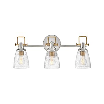 Easton 3-Light Bathroom Vanity Light in Polished Nickel