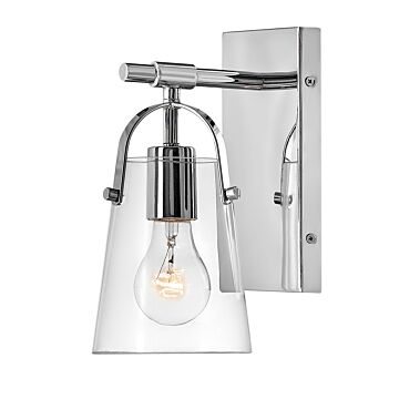 Hinkley Foster 1-Light Bathroom Vanity Light In Chrome