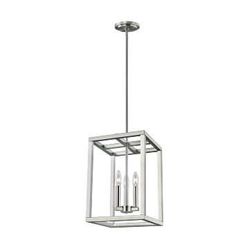Generation Lighting Moffet Street 3-Light LED Foyer Light in Brushed Nickel