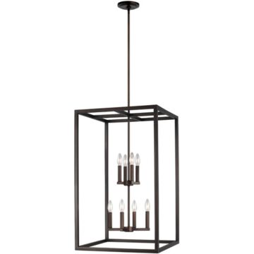 Generation Lighting Moffet Street 8-Light Foyer Light in Bronze