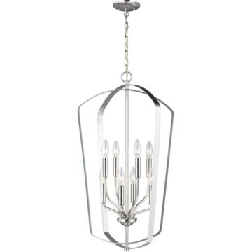 Generation Lighting Romee 8-Light Foyer Light in Brushed Nickel
