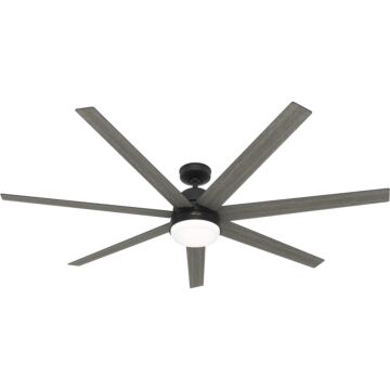 Phenomenon 2-Light 70" Ceiling Fan in Matte Black