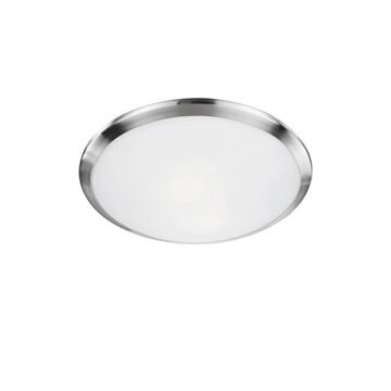 Malta One Light Flush Mount in Brushed Nickel by Kuzco Lighting
