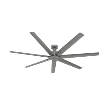 Downtown 72" Ceiling Fan in Matte Silver