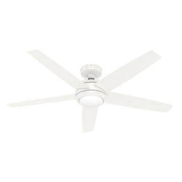 Zayden 1-Light 52" Ceiling Fan in Fresh White