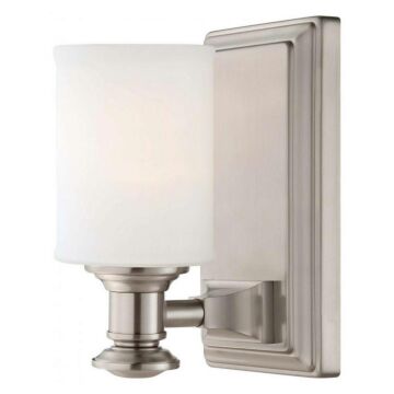 Harbour Point One Light Bath in Brushed Nickel by MinkaLavery