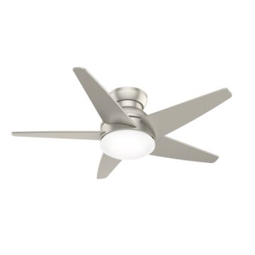 Isotope 1-Light 44 Ceiling Fan in Matte Nickel