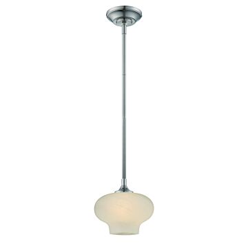 Eco-Gem LED Mini Pendant in Satin Platinum