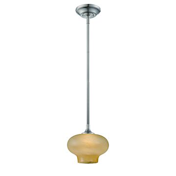 Eco-Gem LED Mini Pendant in Satin Platinum