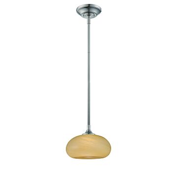Eco-Gem LED Mini Pendant in Satin Platinum