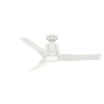 Piston 1-Light 52 Ceiling Fan in Fresh White