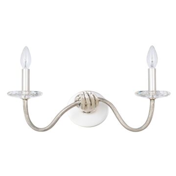 Venus Two Light Wall Sconce in Pewter by Kalco