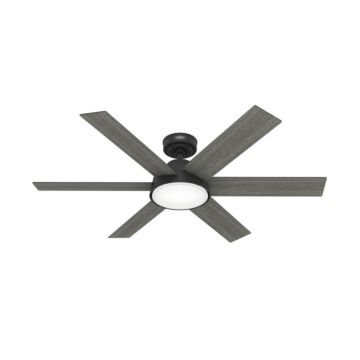 Donatella 1-Light 52" Ceiling Fan in Matte Black