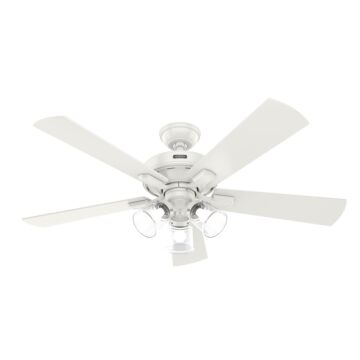 Crestfield 3-Light 52" Ceiling Fan in Fresh White