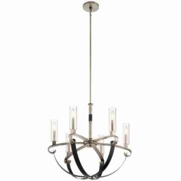 Artem Six Light Chandelier in Classic Pewter by Kichler