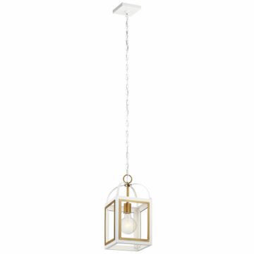Vath One Light Pendant in White by Kichler