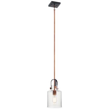 Kitner One Light Pendant in Antique Copper by Kichler