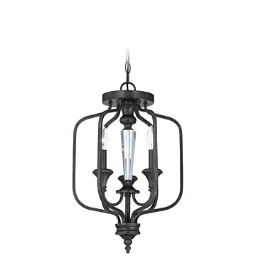 Boulevard Three Light Convertible Semi Flush in Mocha Bronze Silver Wash by Craftmade