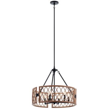 Oana Six Light Chandelier in Palm by Kichler
