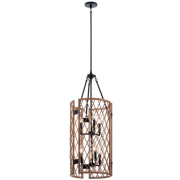 Oana 6-Light Foyer Chandelier in Palm