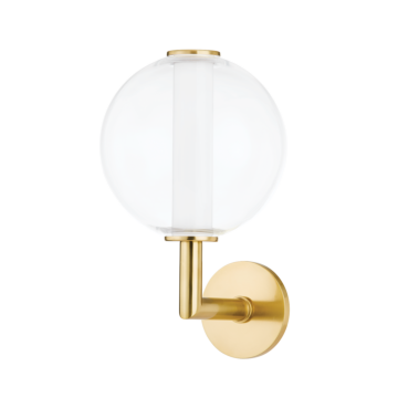 Richford LED Wall Sconce in Aged Brass by Hudson Valley