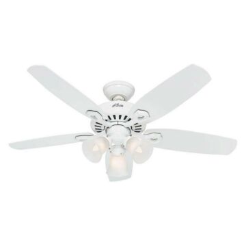 Builder 42"Ceiling Fan in Snow White by Hunter