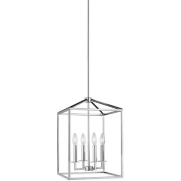 Generation Lighting Perryton 4-Light Foyer Light in Chrome