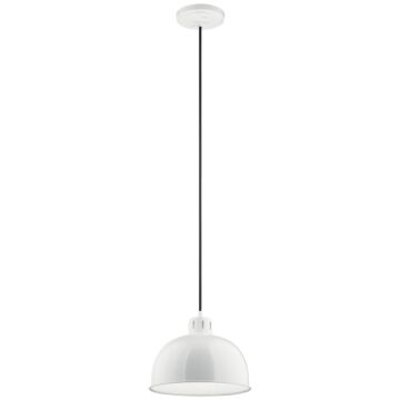 Zailey One Light Pendant in White by Kichler