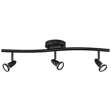 Cobra LED Wall or Ceiling Spotlight Bar in Black by Access