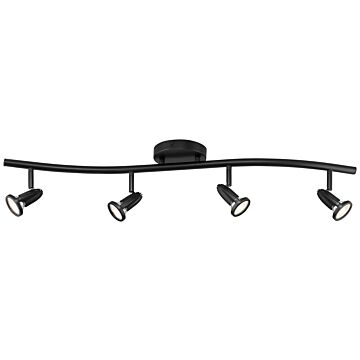 Cobra LED Wall or Ceiling Spotlight Bar in Black by Access