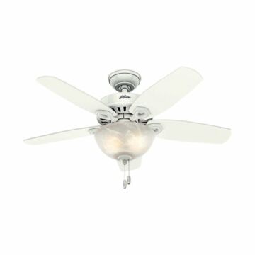 Builder 42"Ceiling Fan in Snow White by Hunter