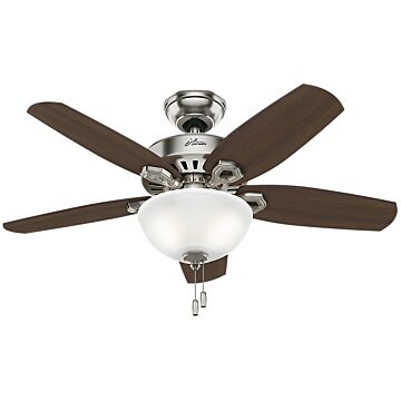 Builder 42"Ceiling Fan in Brushed Nickel by Hunter