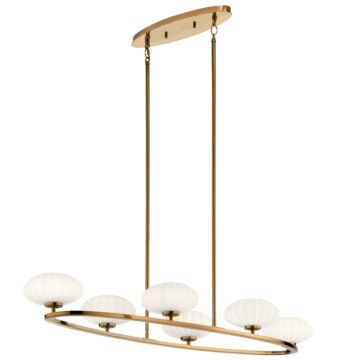 Pim Six Light Chandelier in Fox Gold by Kichler