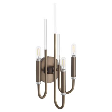 SUMMIT Three Light Wall Mount in Dark Brass by Quorum International