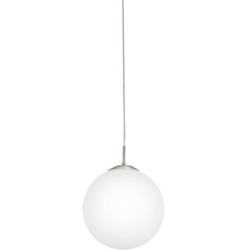 Rondo One Light Pendant in Matte Nickel by Eglo USA