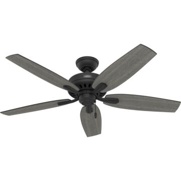 Newsome 52" Ceiling Fan in Matte Black