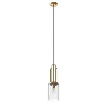Kimrose One Light Mini Pendant in Brushed Natural Brass by Kichler