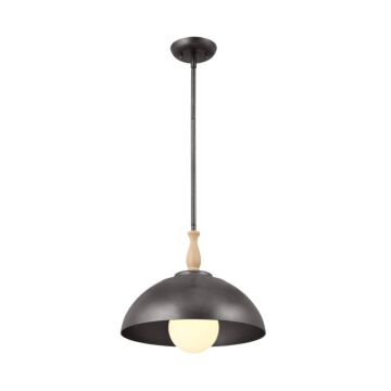 Fira One Light Pendant in Anvil Iron by Kichler