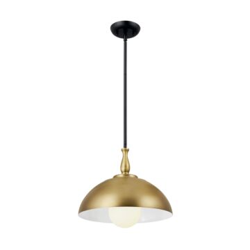 Fira One Light Pendant in Natural Brass by Kichler