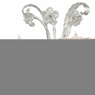 Cyan Design La Scala 17.75 Inch 2 Light Clear Glass Wall Sconce in Chrome