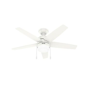 Bardot 2-Light 44" Ceiling Fan in Fresh White