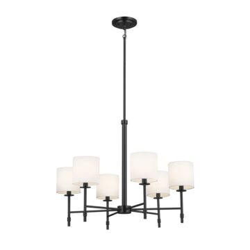 Ali Six Light Chandelier in Black by Kichler