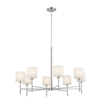 Ali Eight Light Chandelier in Polished Nickel by Kichler