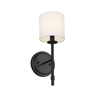 Ali One Light Wall Sconce in Black by Kichler