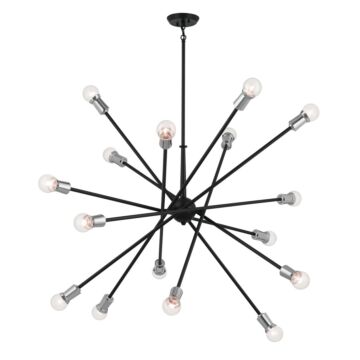 Armstrong 16 Light Chandelier in Black by Kichler