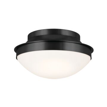 Bretta Two Light Flush Mount in Black by Kichler