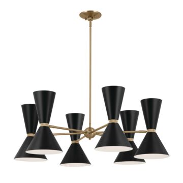 Phix 12 Light Chandelier in Champagne Bronze by Kichler