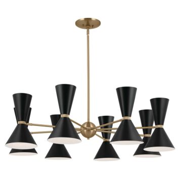 Phix 16 Light Chandelier in Champagne Bronze by Kichler