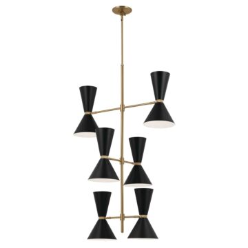 Phix 12 Light Foyer Chandelier in Champagne Bronze by Kichler