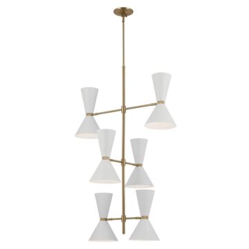 Phix 12 Light Foyer Chandelier in Champagne Bronze by Kichler